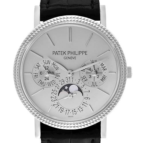 Photo of Patek Philippe Grand Complication Perpetual Calendar White Gold Mens Watch 5139G