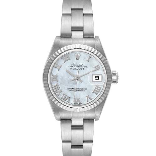 Photo of Rolex Datejust Mother of Pearl Dial Steel Ladies Watch 79174 Box Papers
