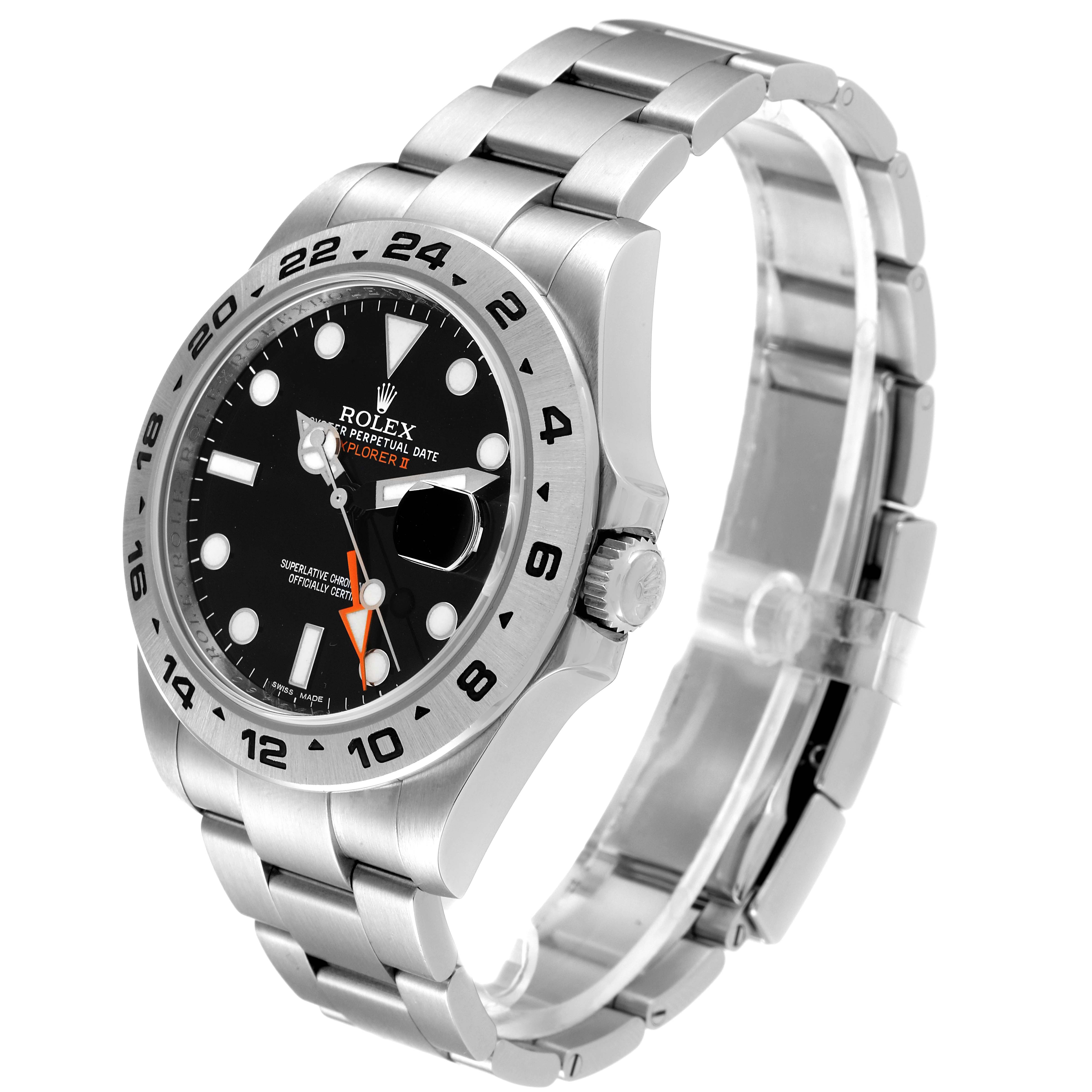 This image shows a Rolex Explorer 216570 Men's Stainless Steel Black Dial 216570 Men's Stainless Steel Black Dial model watch from a three-quarter angle, highlighting its dial, bezel, crown, and bracelet.