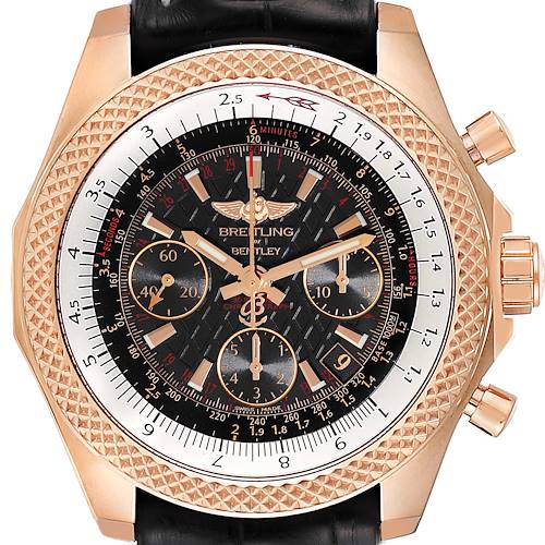 Photo of Breitling Bentley B06 Rose Gold Black Dial Mens Watch RB0612