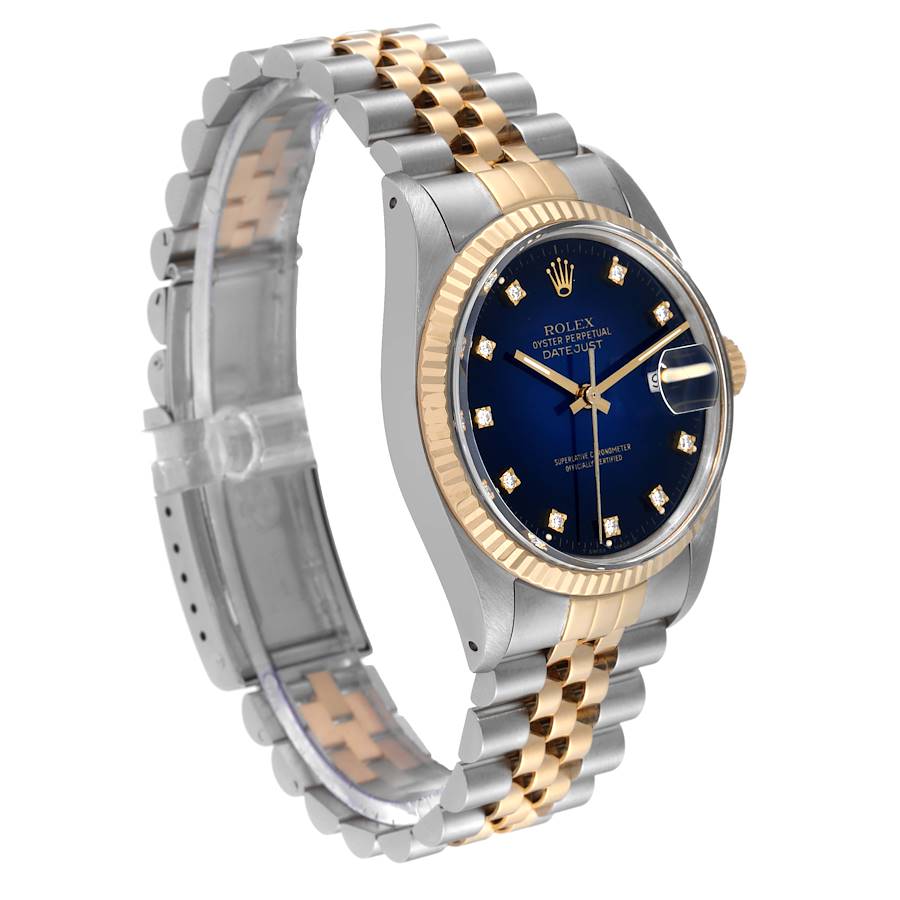 Rolex datejust hotsell 16013 blue dial