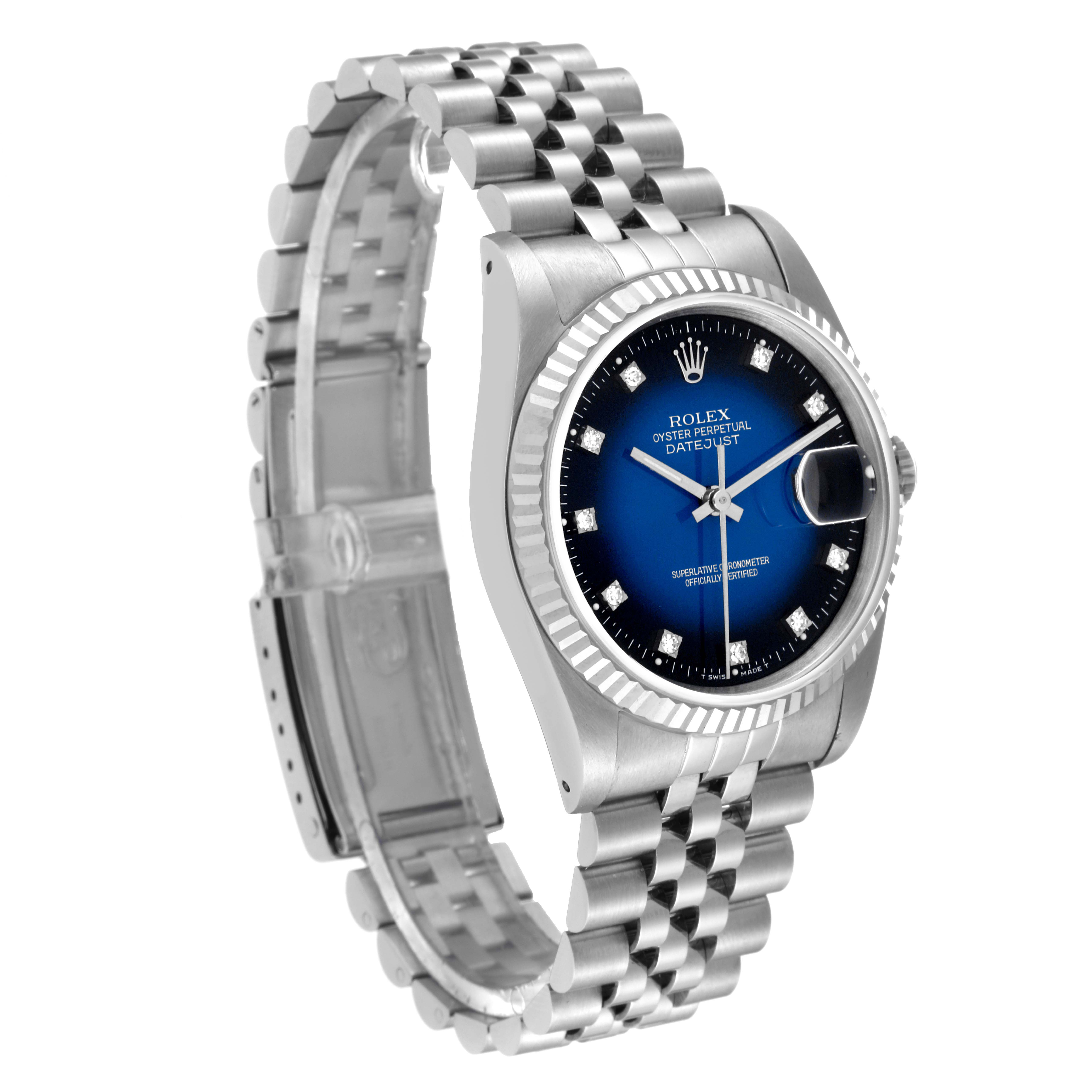 ROLEX DATEJUST 16234 3コマ ② rolex-datejust-blue-vignette-