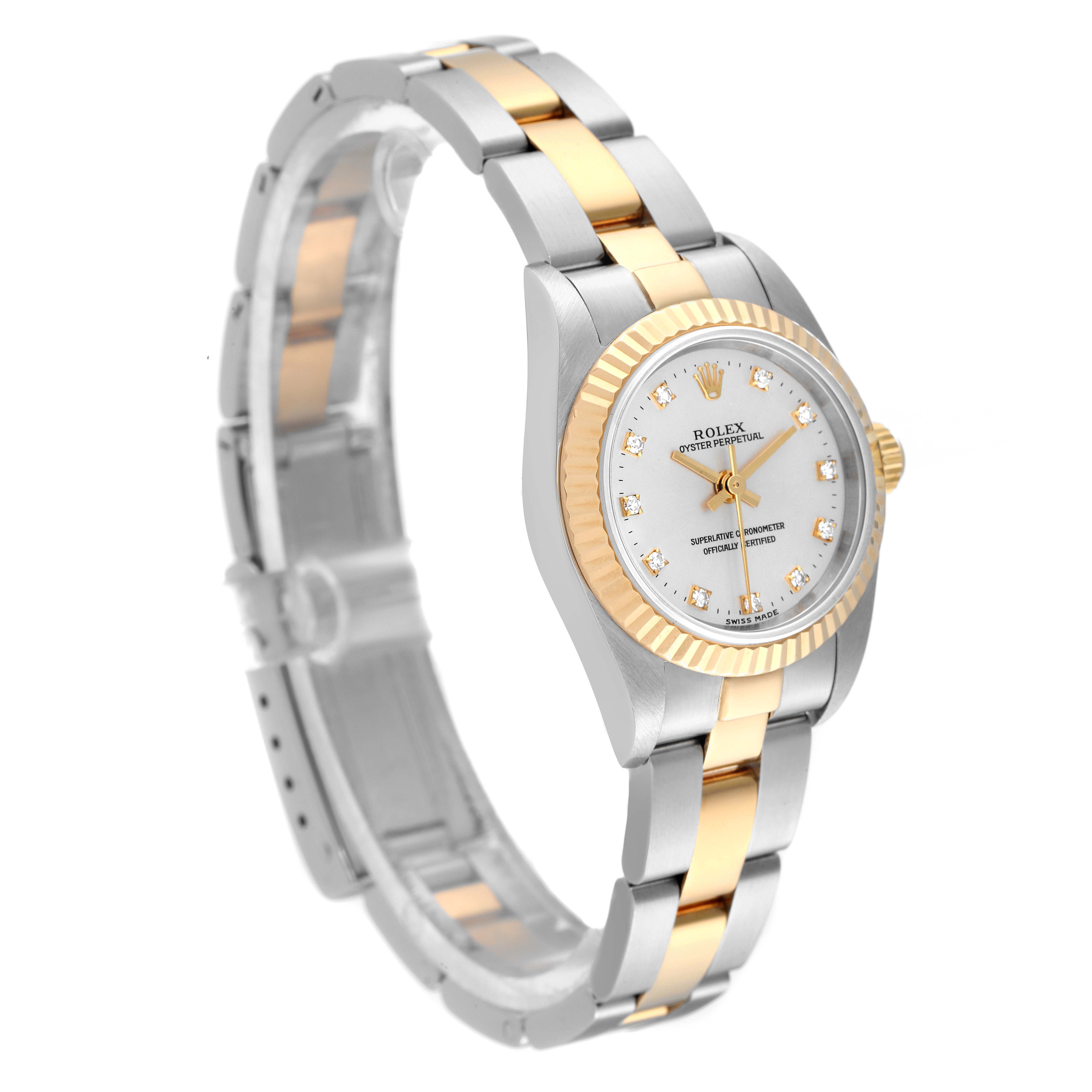 ROLEX OYSTER PERPETUAL LADY 76193 2コマ Buy Used Rolex Oyster Perpetual 76193 | Bob's Watches - Sku