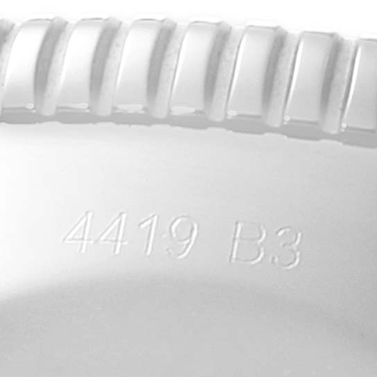 The image shows a close-up of the side of the bezel and part of the case back with an engraved "4419 B3" of the Breitling Superocean AB2010161C1A1 Men
s Stainless Steel Blue Dial AB2010161C1A1 Men
s Stainless Steel Blue Dial watch.