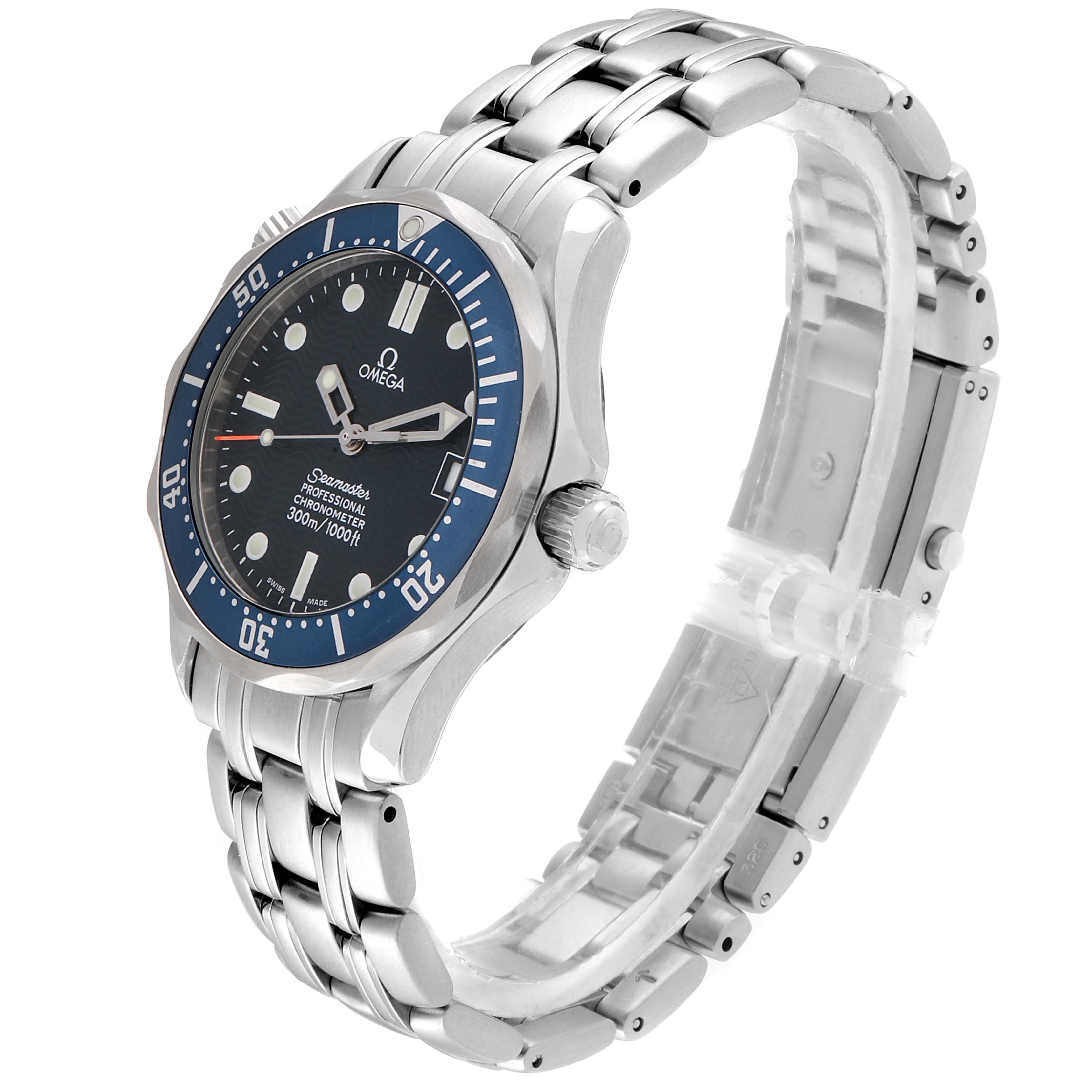 Omega Seamaster Midsize 36mm Blue Dial Steel Mens Watch  