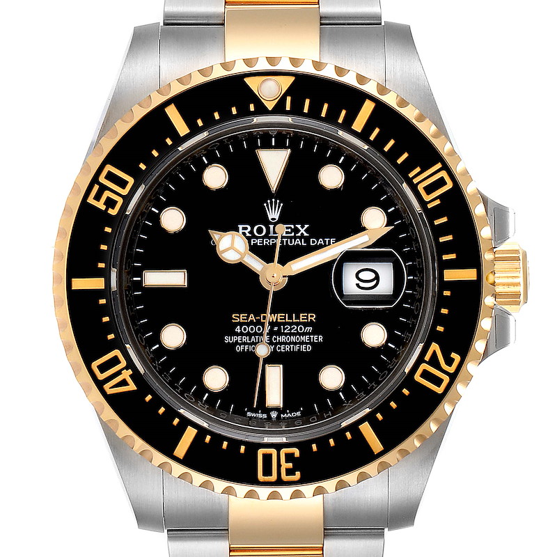Rolex Seadweller 43mm Yellow Gold Steel Mens Watch 126603 Unworn SwissWatchExpo