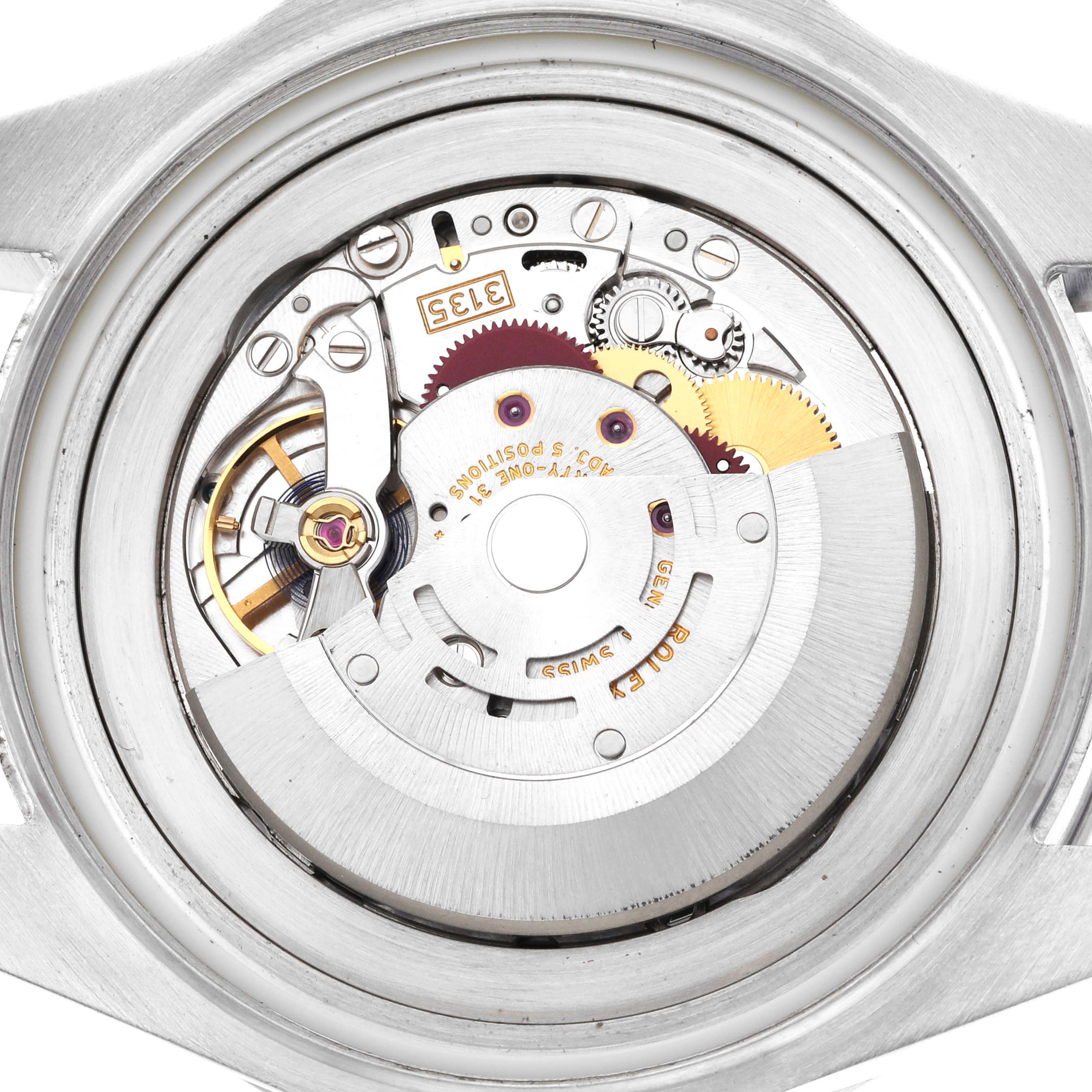 This image shows the internal mechanical movement of the Rolex Sea-Dweller 116660 Men
s Stainless Steel Black Dial 116660 Men
s Stainless Steel Black Dial watch from the rear view.