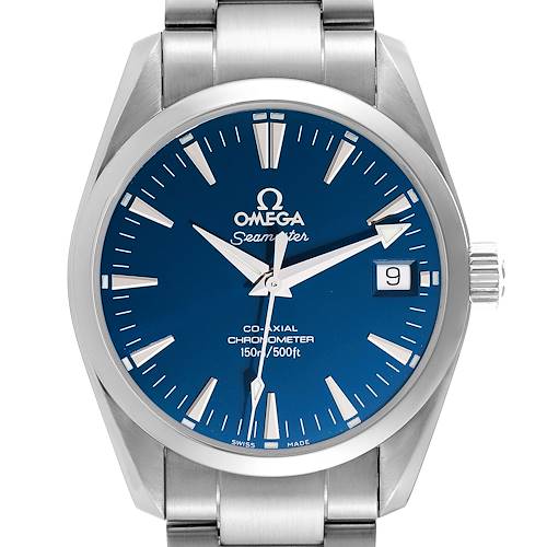 Photo of Omega Seamaster Aqua Terra 36 Blue Dial Steel Mens Watch 2504.80.00
