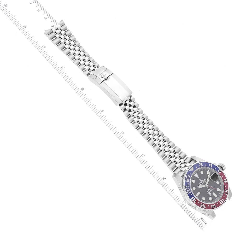 Rolex GMT Master II Pepsi Bezel Jubilee Steel Mens Watch 126710 Box ...