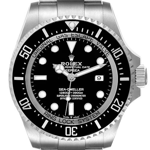 Photo of Rolex Seadweller Deepsea 44 Black Dial Steel Mens Watch 126660 Unworn
