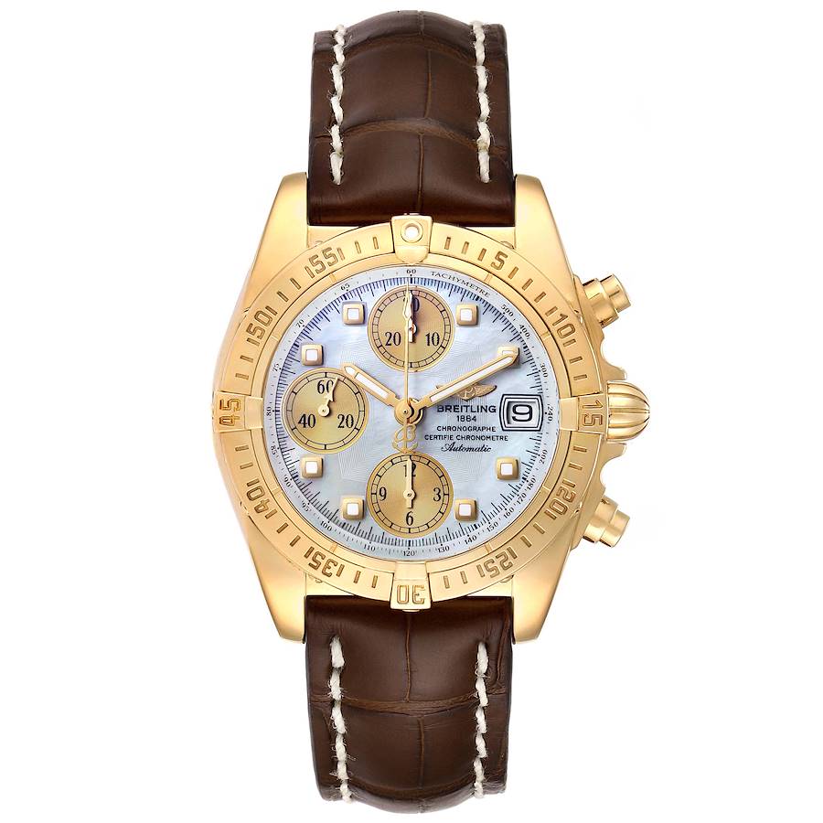 Gold breitling watches for sale cheap