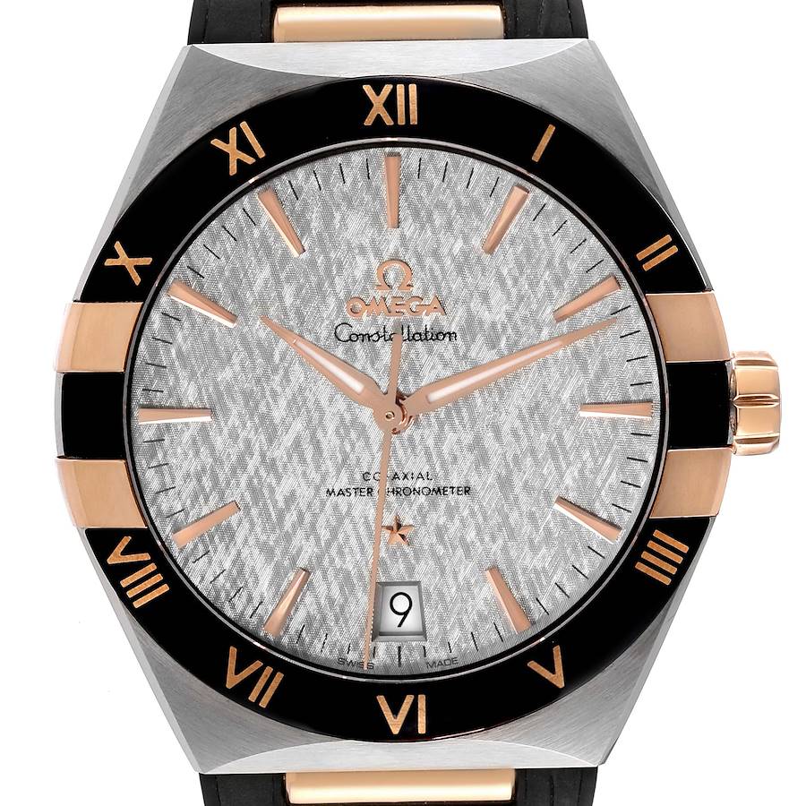 Omega Constellation 41mm Steel Rose Gold Mens Watch 131.23.41.21.06.001 Box Card SwissWatchExpo