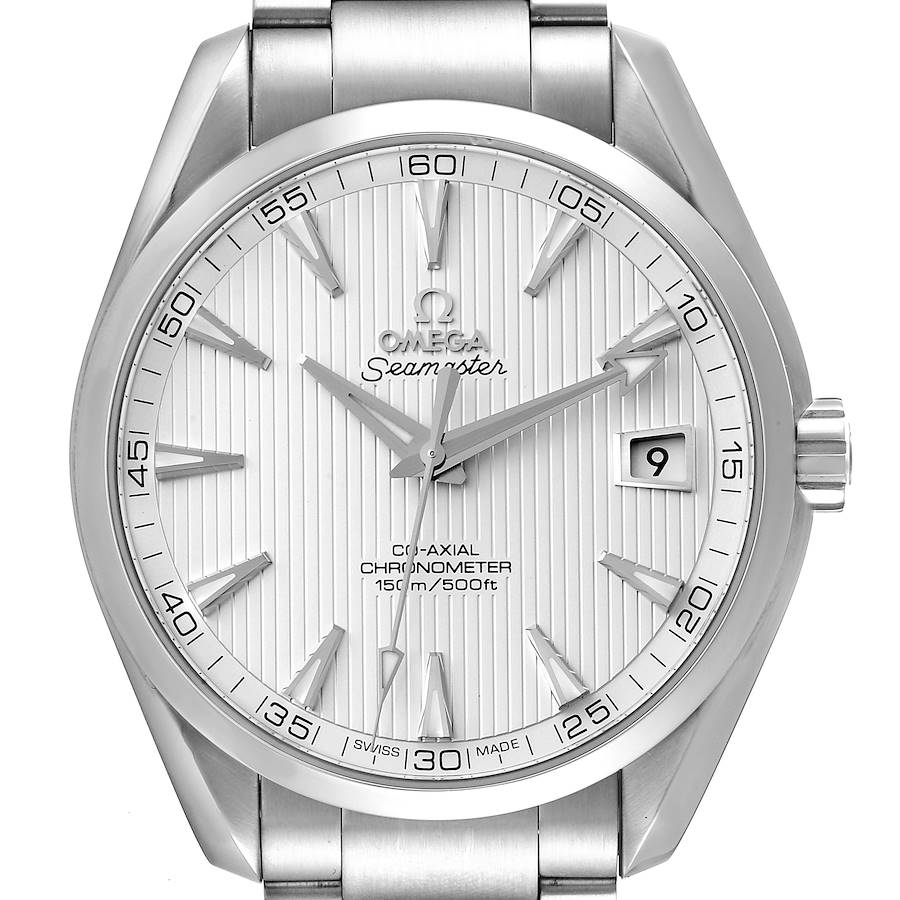 Omega Seamaster Aqua Terra Silver Dial Co-Axial Mens Watch 231.10.42.21.02.001 SwissWatchExpo