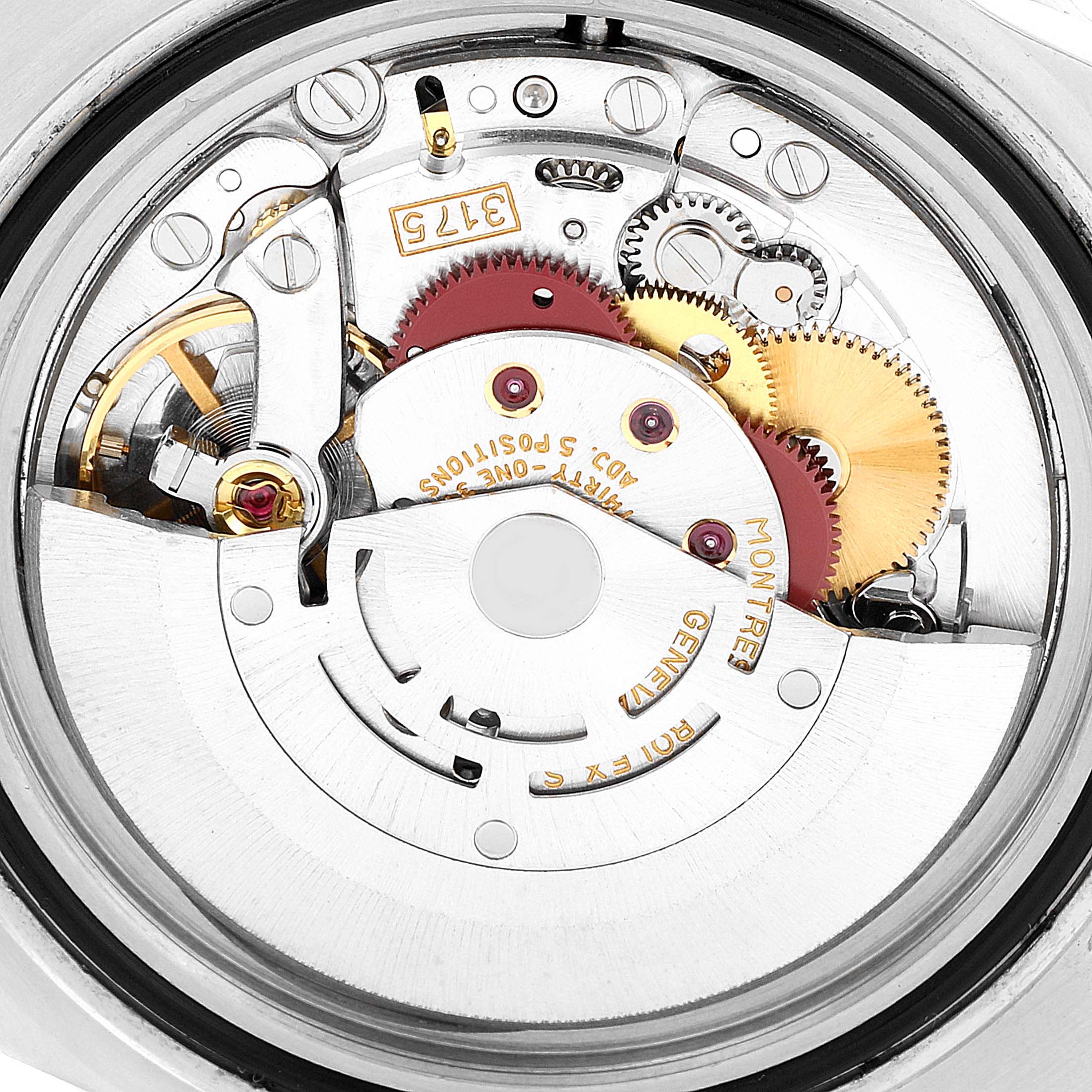 This image shows the intricate internal mechanism of the Rolex GMT-Master 16700 Men's Stainless Steel Black Dial 16700 Men's Stainless Steel Black Dial watch, viewed from the back.