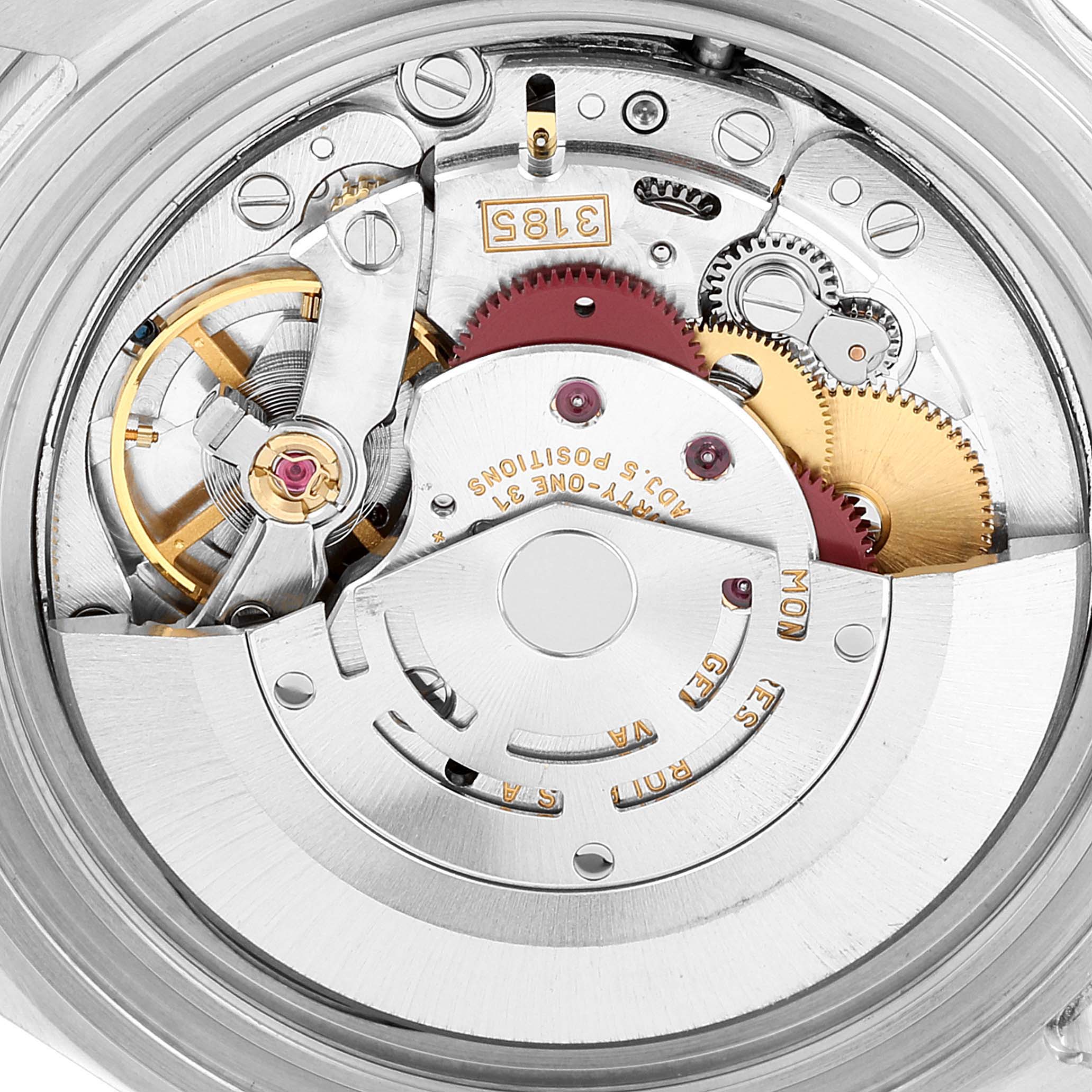 This is an image of the movement and internal components of a Rolex GMT-Master 16710 Men
s Stainless Steel Black Dial 16710 Men
s Stainless Steel Black Dial watch.