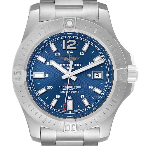 Photo of Breitling Colt Blue Dial Automatic Steel Mens Watch A17388