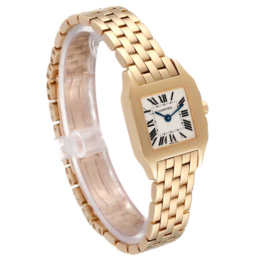 Cartier Santos Demoiselle 24mm 18k Yellow Gold Ladies Watch