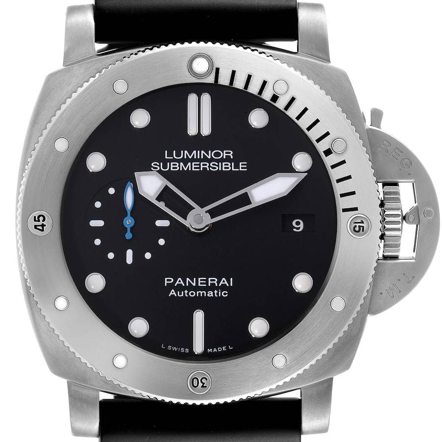 Panerai Luminor Submersible 47 3 Days Titanium Mens Watch PAM01305 SwissWatchExpo