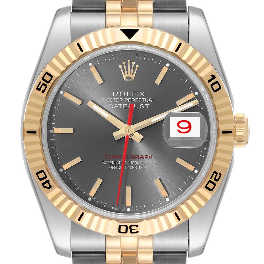 NOT FOR SALE Rolex Datejust Turnograph Steel Yellow Gold Mens Watch 116263 Box Card PARTIASL PAYMENT - FINAL SALE SwissWatchExpo