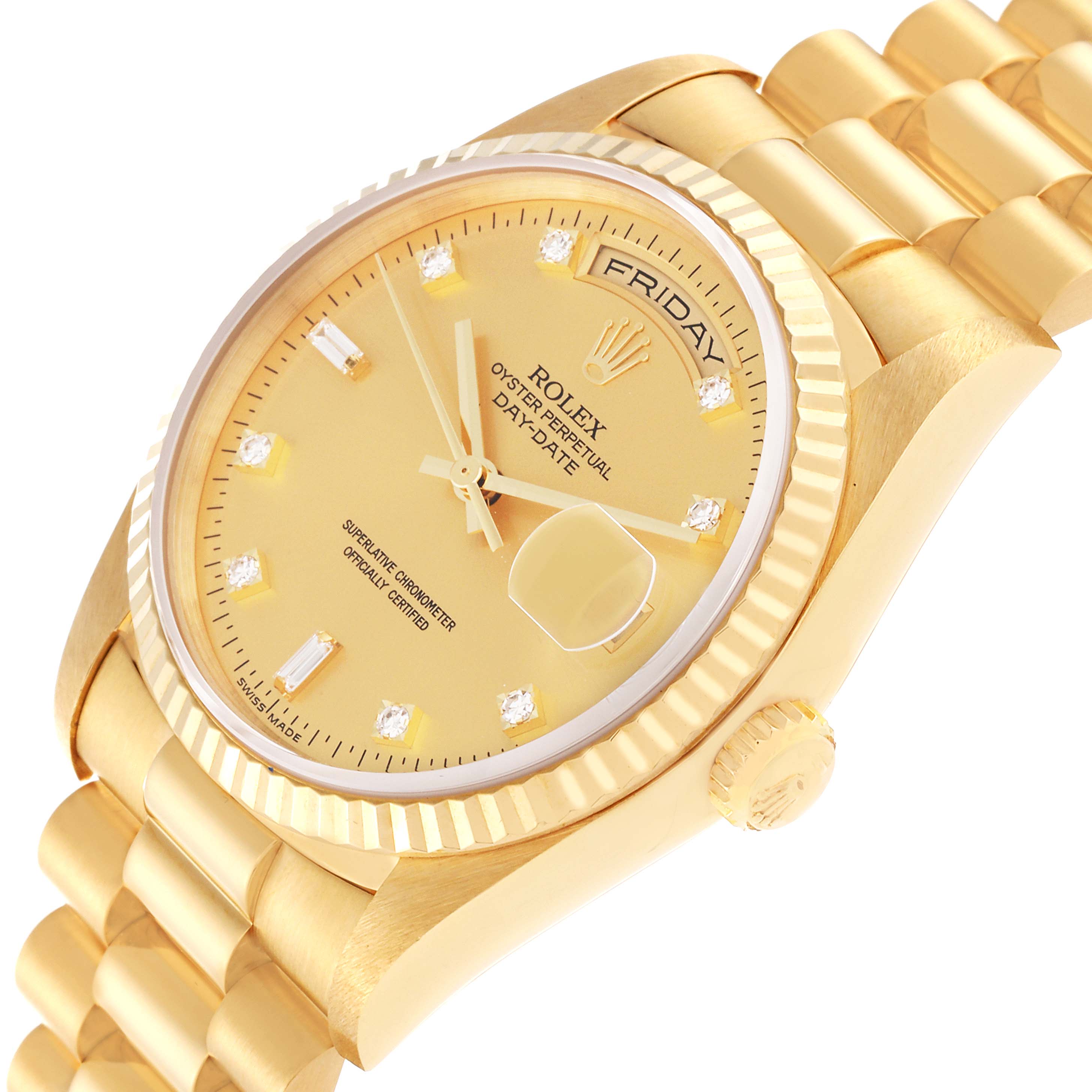 Rolex President Yellow Gold 18238 | Stock 62410 | SwissWatchExpo