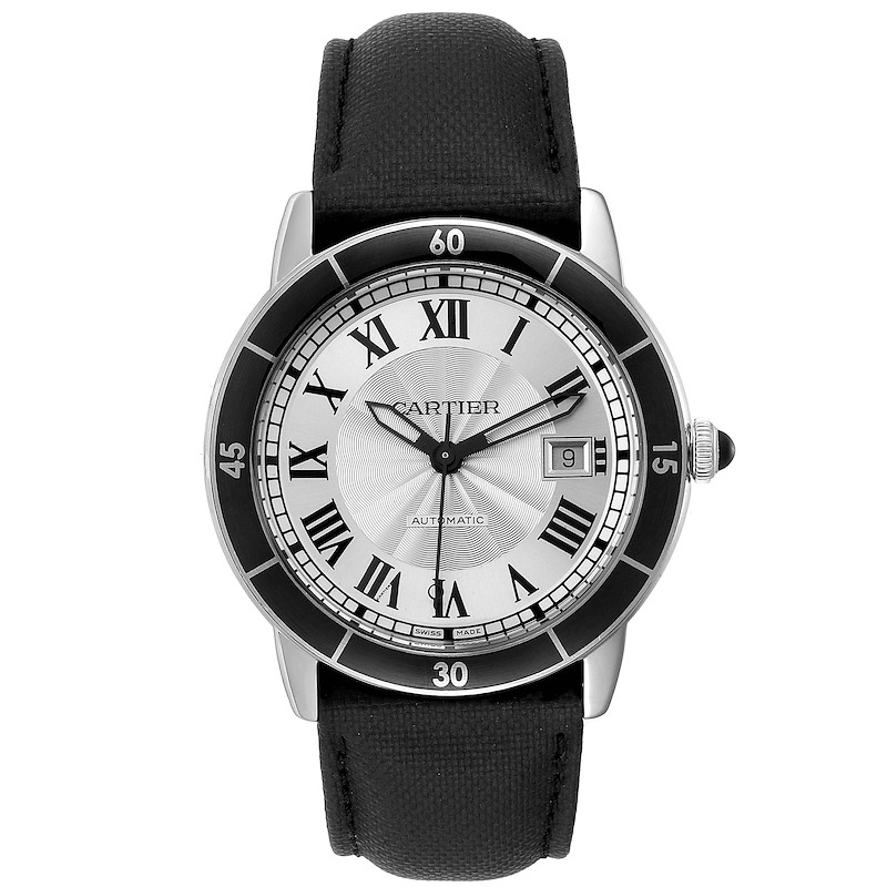 Cartier Croisiere Silver Dial Automatic Steel Mens Watch WSRN0002 ...