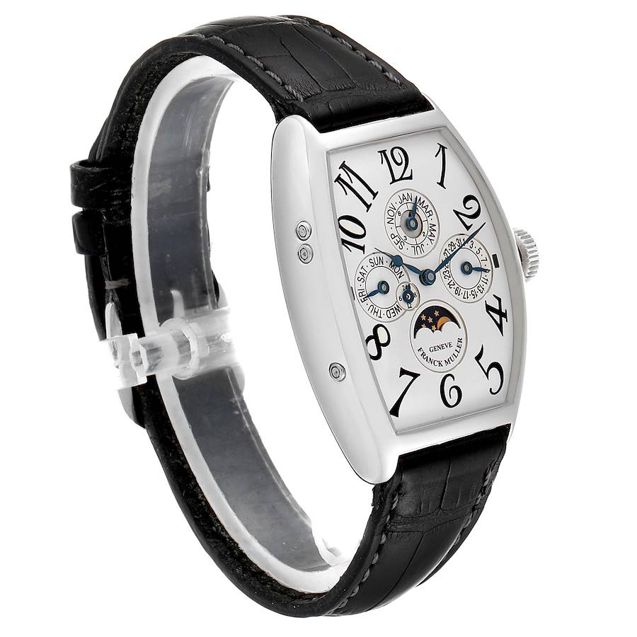 Franck Muller Casablanca Perpetual Calendar Platinum Mens Watch