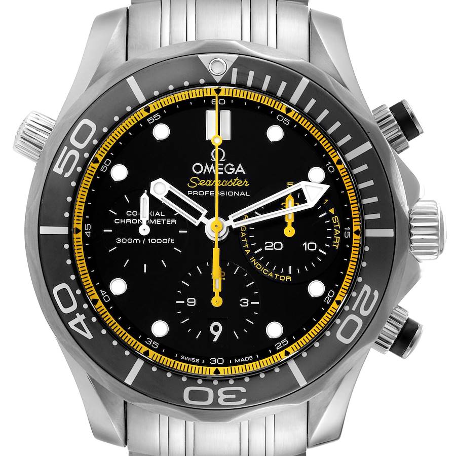 Omega Seamaster Regatta Steel Mens Watch 212.30.44.50.01.002 Card SwissWatchExpo