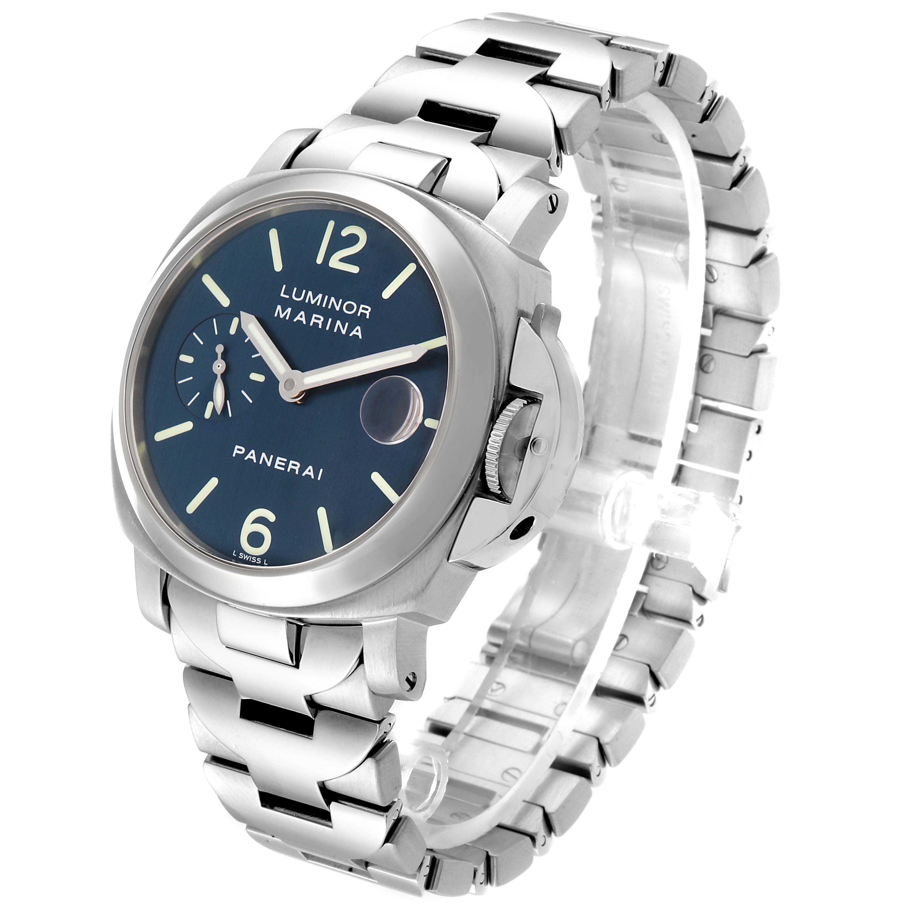 blue panerai luminor
