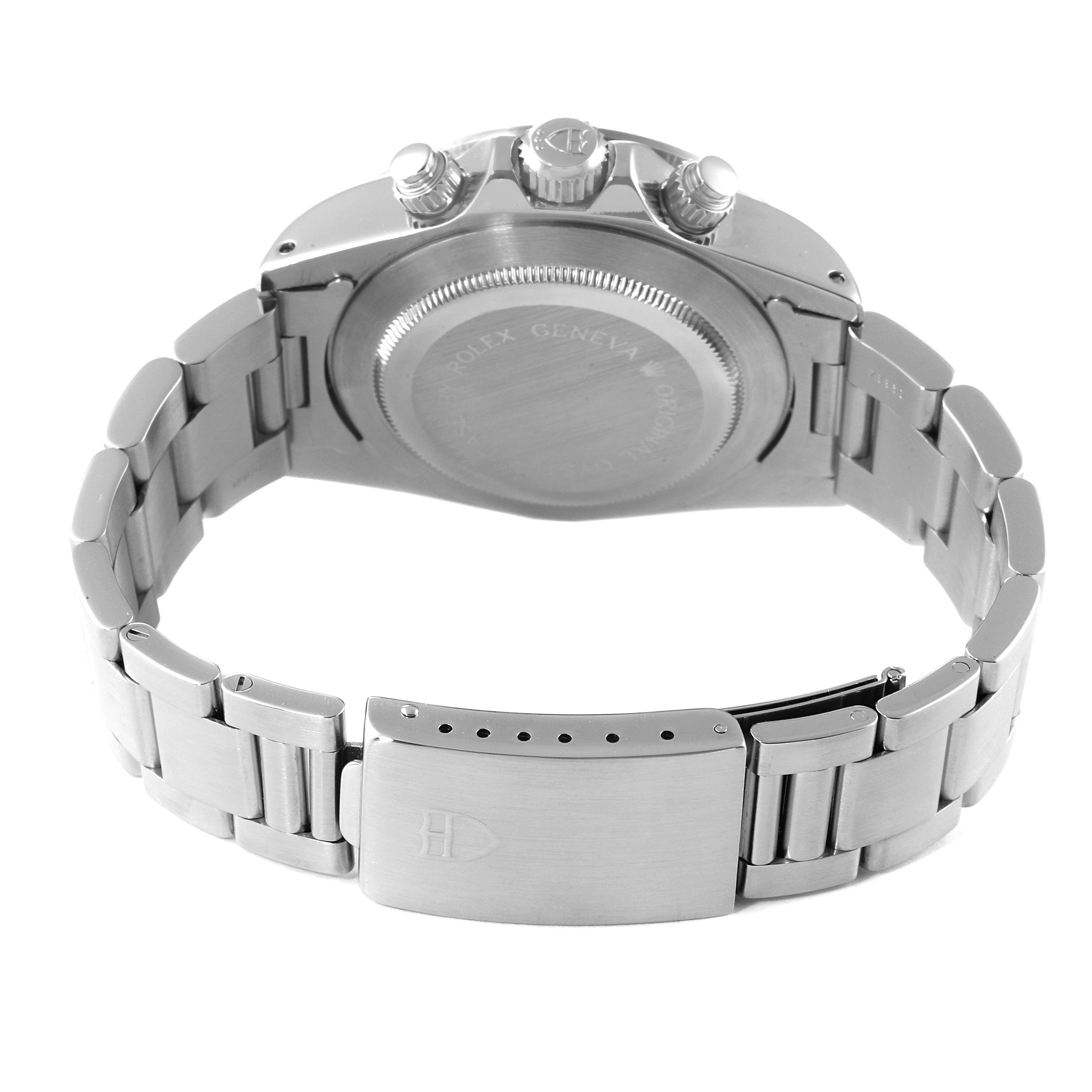 The image shows the back case and bracelet of the Tudor Big Block 79160 Men's Stainless Steel Black Dial 79160 Men's Stainless Steel Black Dial model watch from a rear angle.