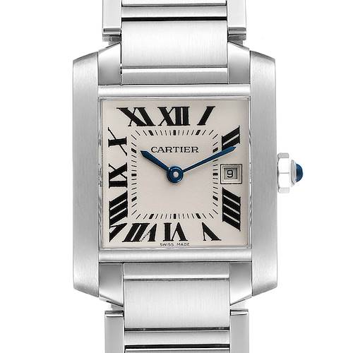 Photo of Cartier Tank Francaise Midsize 25mm Ladies Steel Watch W51011Q3 Box Papers