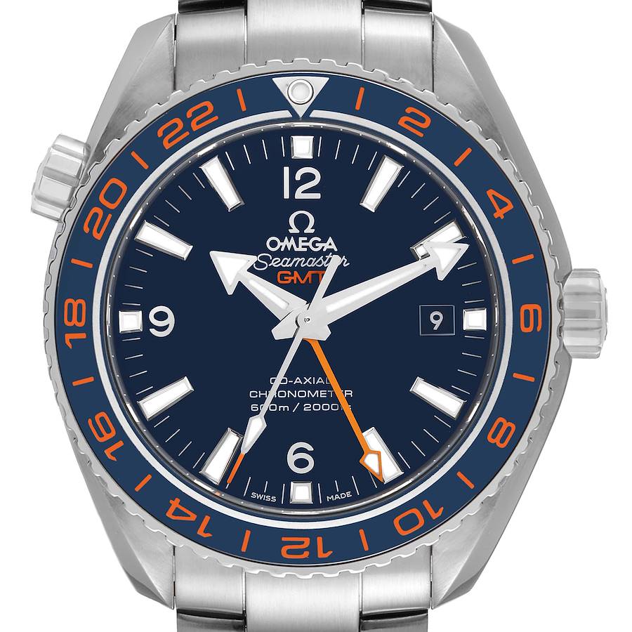Omega Seamaster Planet Ocean GMT Mens Watch 232.30.44.22.03.001 SwissWatchExpo