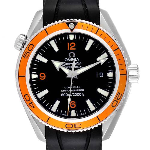Photo of Omega Seamaster Planet Ocean Rubber Strap Mens Watch 2909.50.91 Box Card