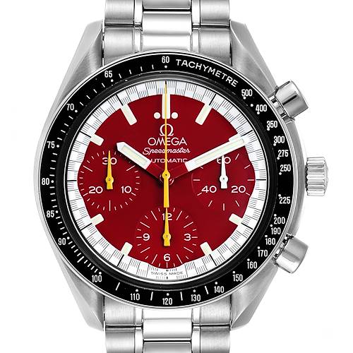 Photo of Omega Speedmaster Schumacher Red Dial Automatic Mens Watch 3510.61.00