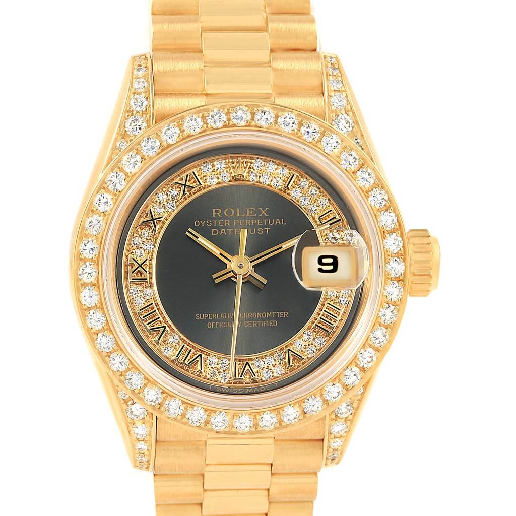 men's gold armani watch