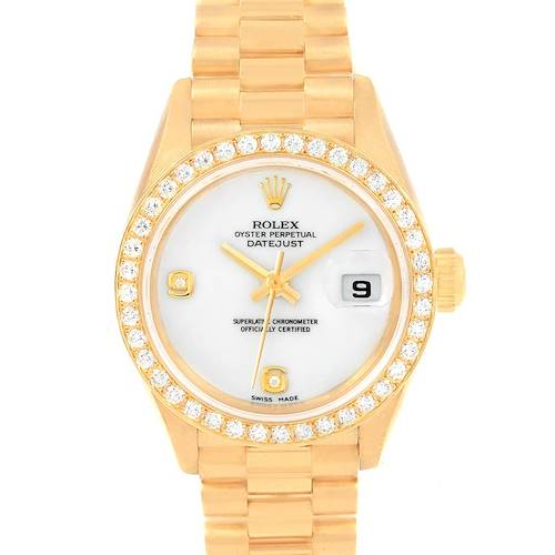 Photo of Rolex President Datejust 26 Yellow Gold Diamond Ladies Watch 79138