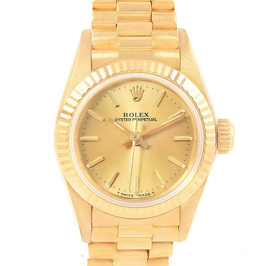 Rolex 18K Yellow Gold Ladies Watch 67198 | SwissWatchExpo