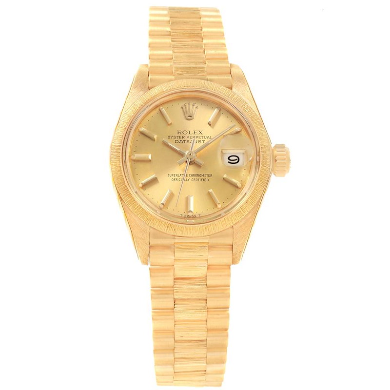 Rolex Datejust President 26 Yellow Gold Ladies Watch 6927 SwissWatchExpo