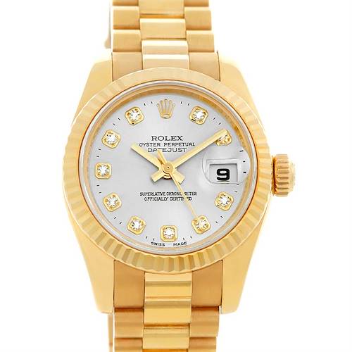 Photo of Rolex President Ladies 18k Yellow Gold Watch 179178