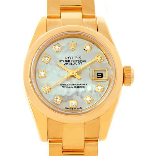 Photo of Rolex President Ladies 18k Yellow Gold Watch 179168