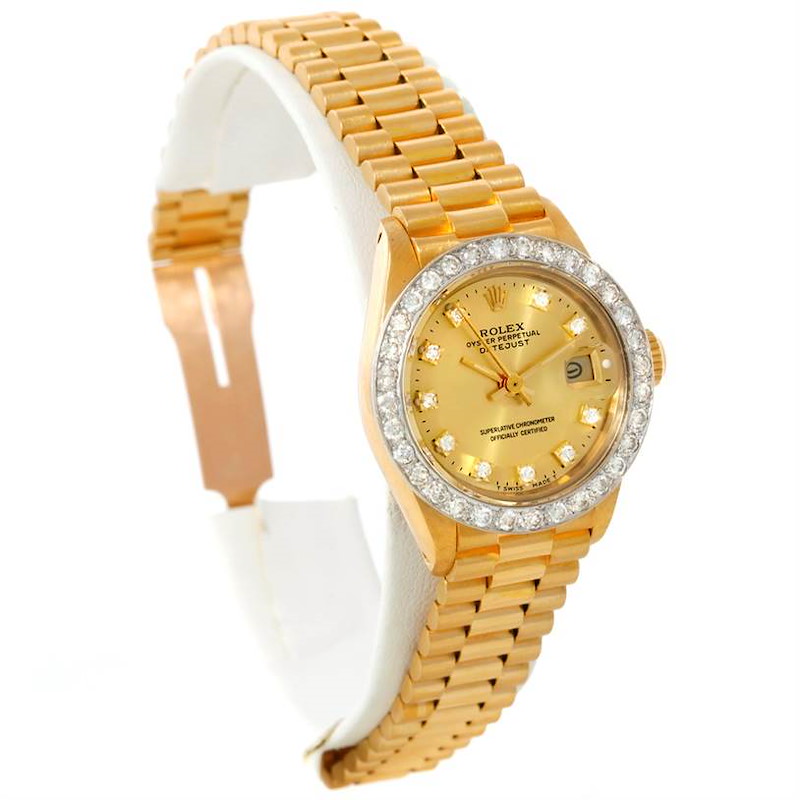 Rolex President Ladies 18k Yellow Gold Watch 6917 SwissWatchExpo