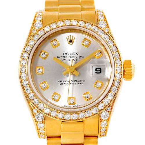 Photo of Rolex President Crown Collection 18K Yellow Gold Diamond Watch 179298