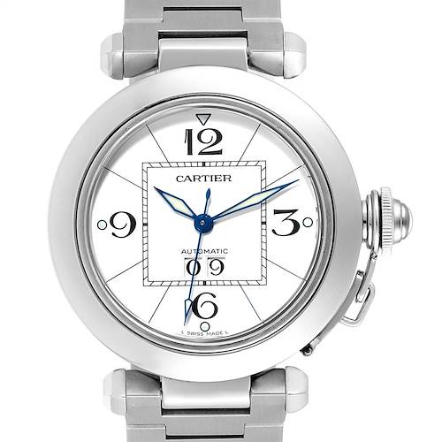 Photo of Cartier Pasha C Midsize Big Date Automatic Steel Unisex Watch W31055M7