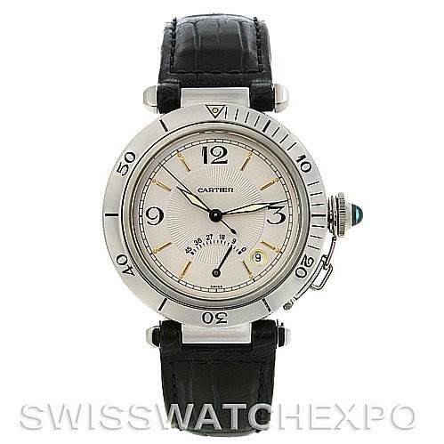 Cartier Pasha 38mm ステンレス　クォーツ Cartier Pasha 38mm Silver Dial Watch Ref# W31040H3 – Happy Jewelers
