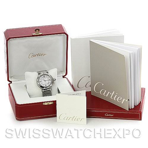 Cartier Pasha Seatimer Steel Watch W31080M7 year 2009 | SwissWatchExpo