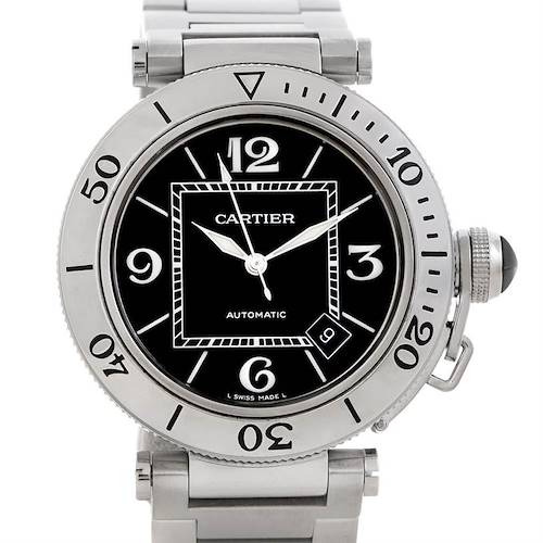 Photo of Cartier Pasha Seatimer Steel Watch W31077M7