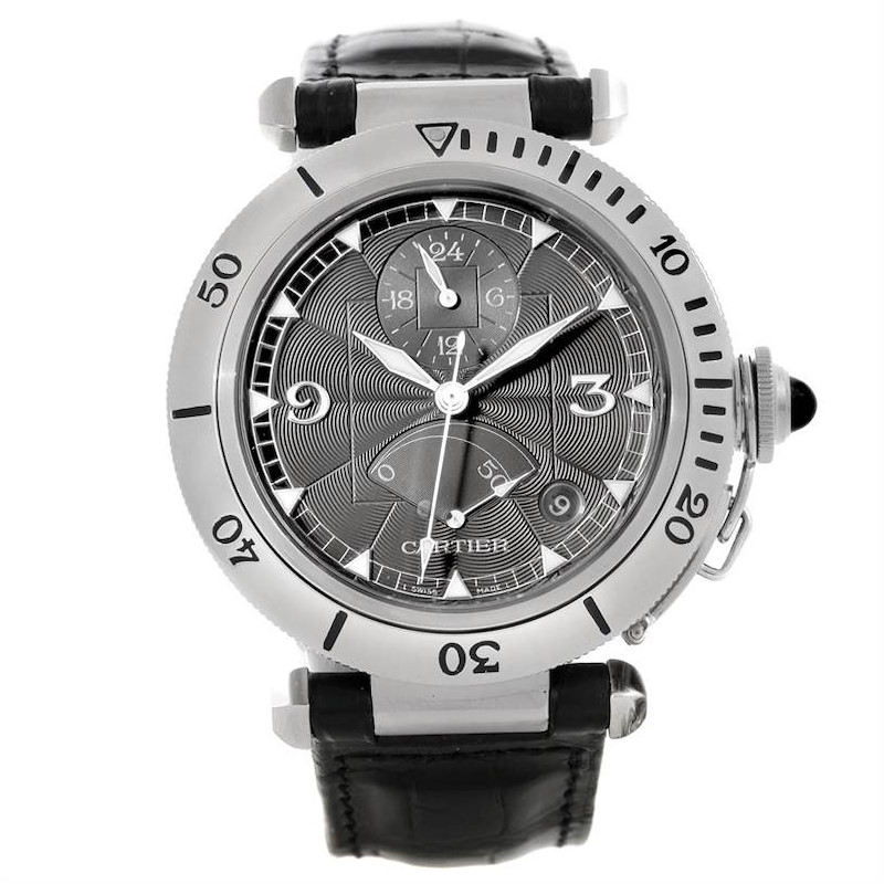 Cartier Pasha Millennium Edition Platinum Bezel Watch W3105155pr NOS ...