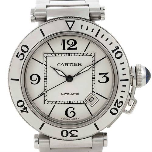Photo of Cartier Pasha Seatimer Stainless Steel Watch W31080M7