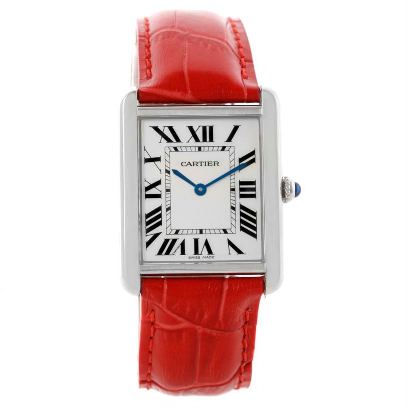 red cartier watch
