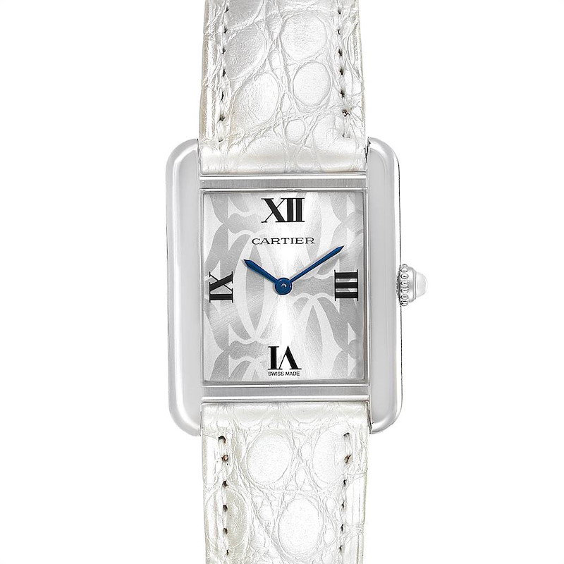 Cartier Tank Solo Limited Eddition Ladies Steel Watch W1019555 SwissWatchExpo