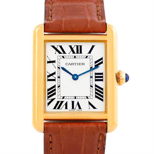 Photo of Cartier Tank Solo Small Gold and Steel Watch W1018755